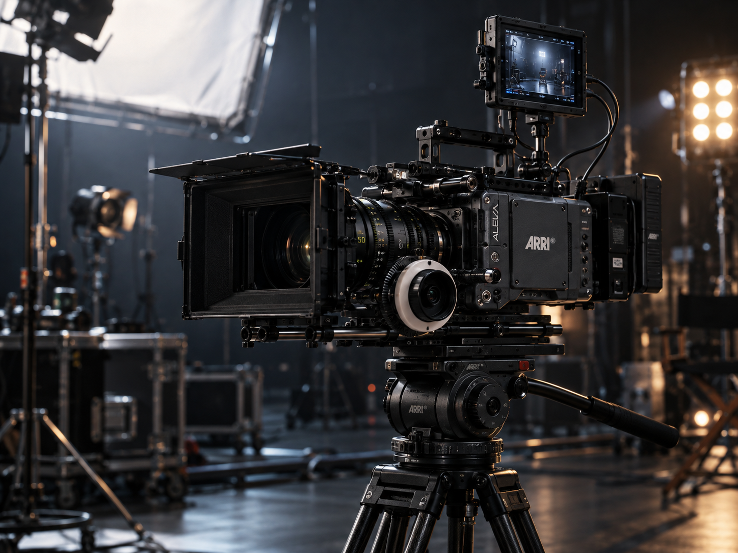 ARRI ALEXA cinema camera on a premium production set
